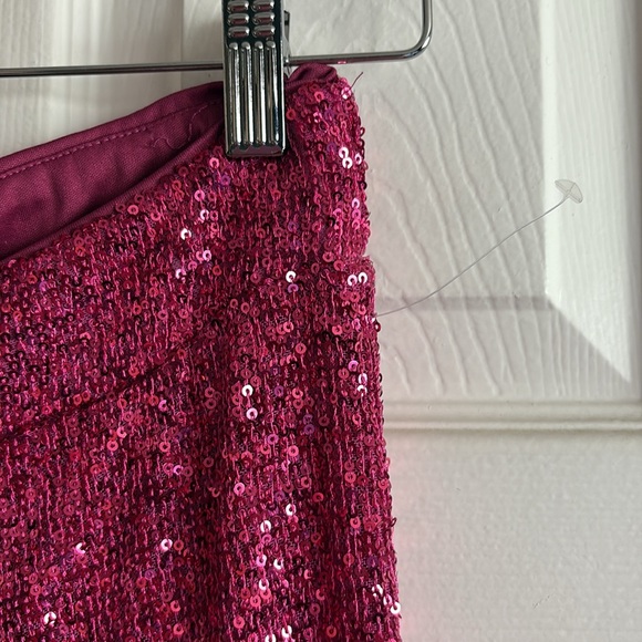 NWOT💥Rachel Zoe Pink Sequin Casual Pants - Picture 3 of 10